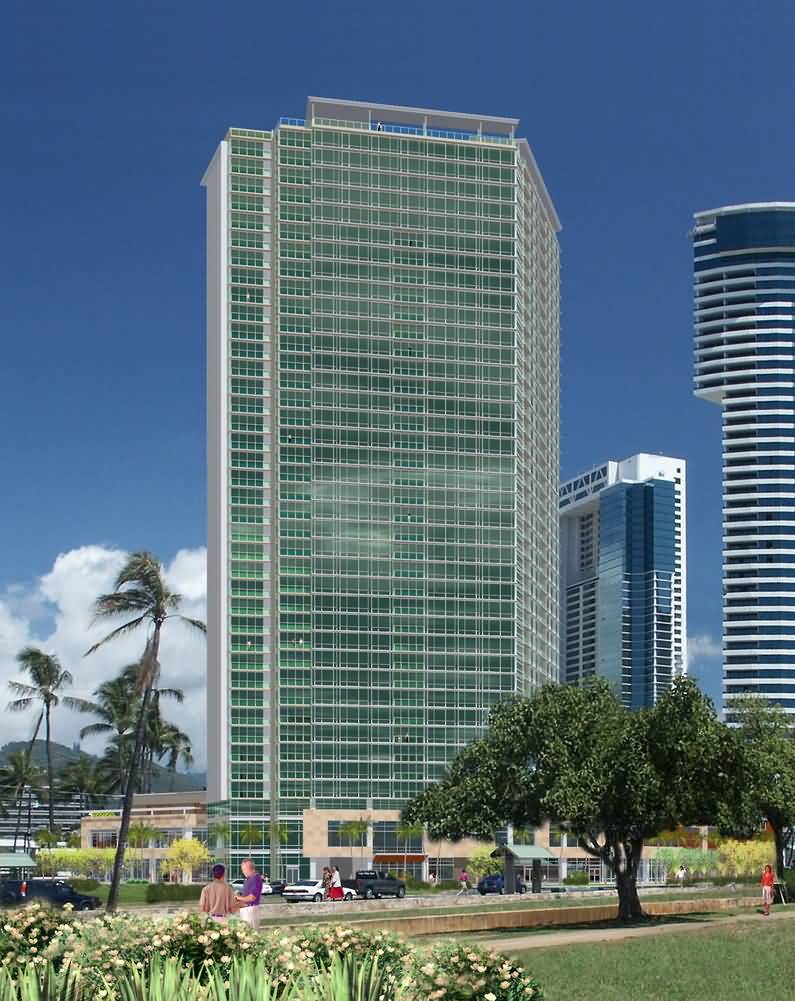 Honolulu Hokua building in Hawaii